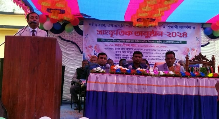 গাংনীতে নবীন বরণ ও কৃতি শিক্ষার্থীদের সংবর্ধনা অনুষ্ঠিত