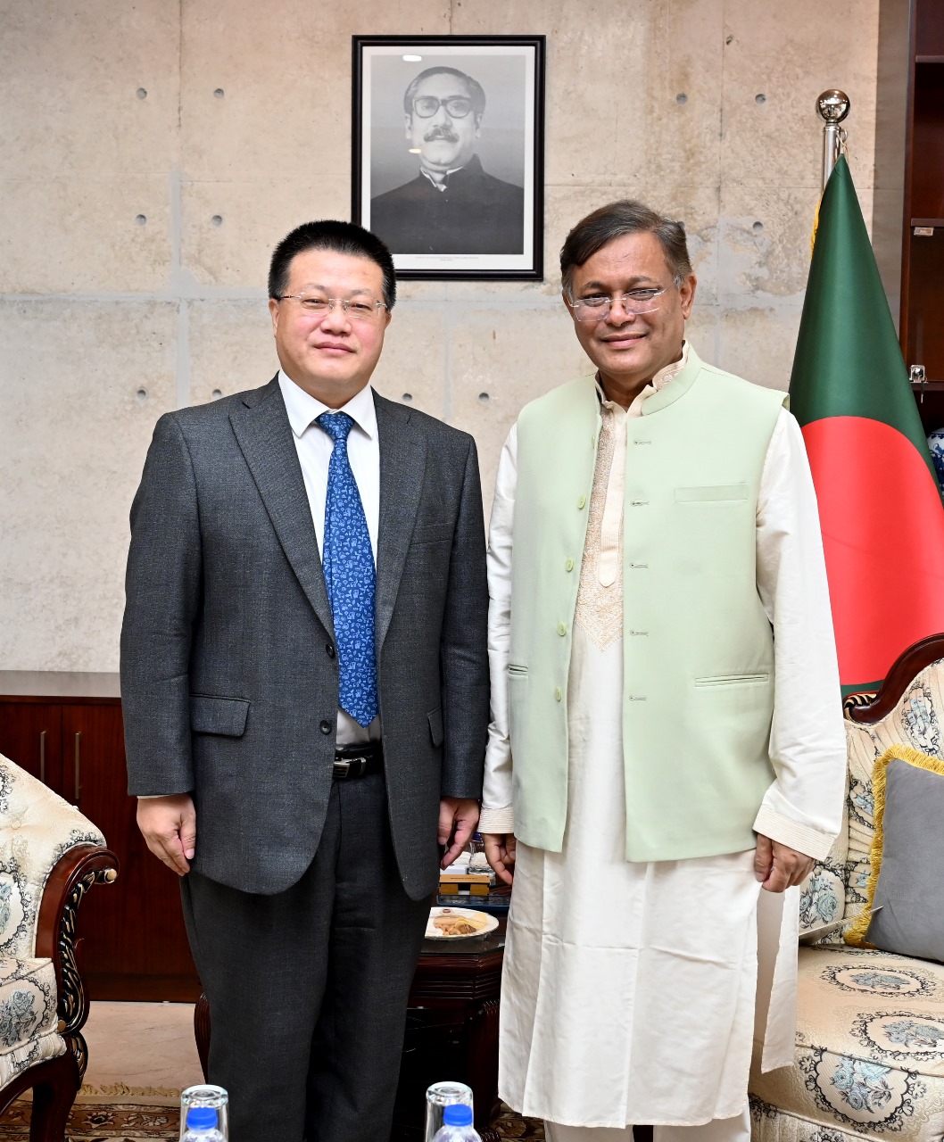 পররাষ্ট্রমন্ত্রীর সাথে চীনের রাষ্ট্রদূতের সাক্ষাত