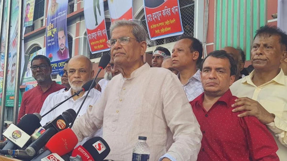 খুনী হাসিনাকে দেশে ফেরত পাঠানোর দ্রুত ব্যবস্থা করুন: ফখরুল