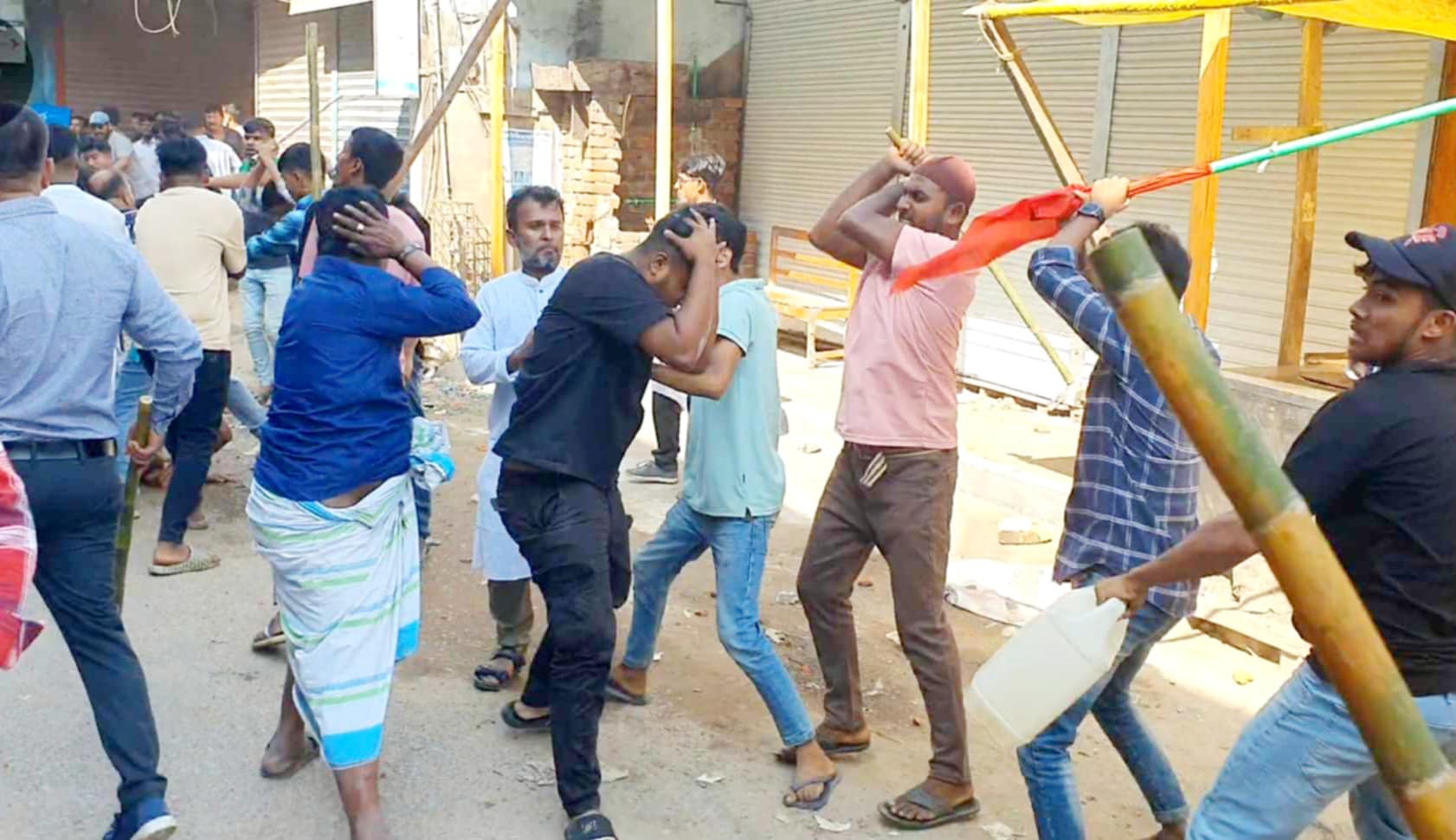 ব্রাহ্মণবাড়িয়ার বাঞ্ছারামপুরে কাউন্সিল নিয়ে বিএনপির দু’গ্রুপে সংর্ঘষ