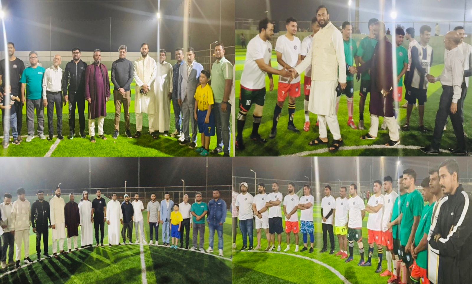 সংযুক্ত আরব আমিরাতে প্রবাসী বাংলাদেশীদের ক্রিকেট-ফুটবল টুর্নামেন্টে লাল দল বিজয়ী