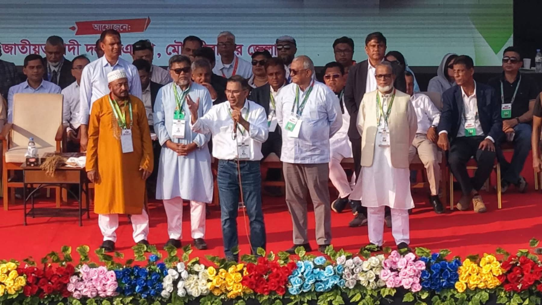 ধানের শীষ জয়ী হলে গণতন্ত্রের যাত্রা শুরু হবে : তারেক রহমান