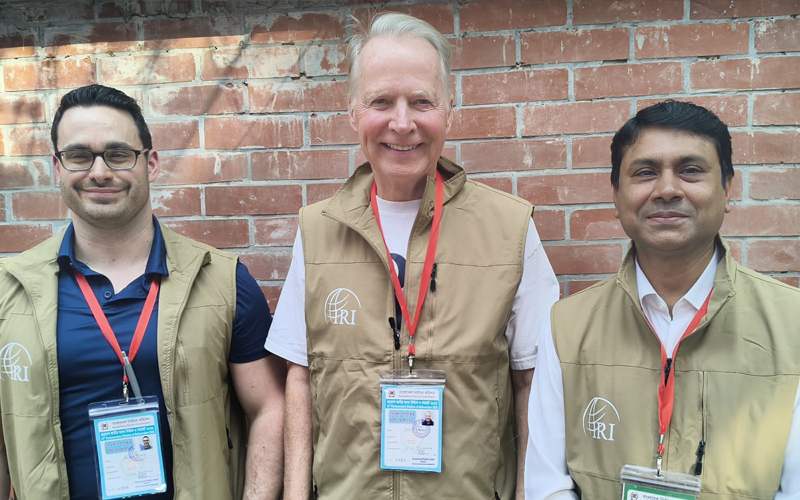 নির্বাচন অবাধ ও উৎসবমুখর: আইআরআই পর্যবেক্ষক