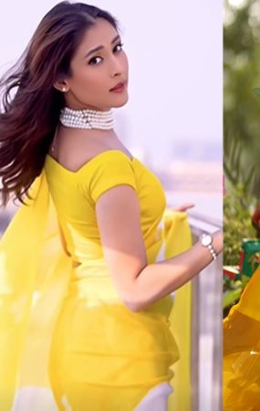 বসন্তের সাজে শোবিজ তারকারা