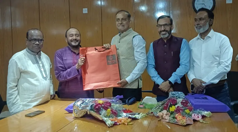 মুজিবুর রহমান চৌধুরীর সাথে ভারতীয় হাই কমিশনার এর মতবিনিময় সভা অনুষ্ঠিত