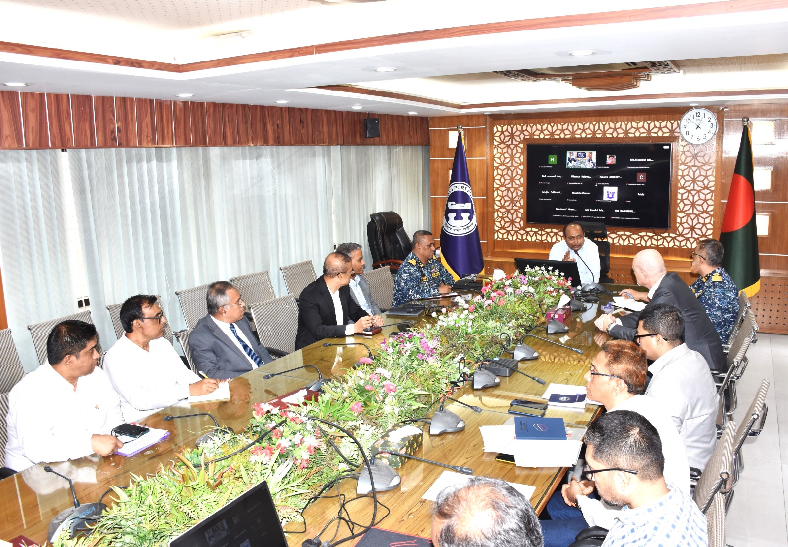 জ্বালানি তেলের নিরবচ্ছিন্ন সাপ্লাই চেইন ও বাংকারিং প্রসংগে চট্টগ্রাম বন্দরে সভা অনুষ্ঠিত