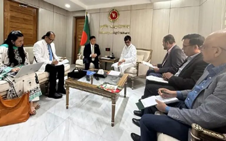 কৃষিমন্ত্রীর সঙ্গে জাতিসংঘের কৃষি সংস্থার প্রতিনিধিদলের সাক্ষাৎ