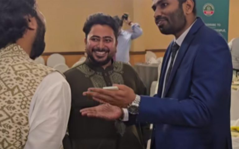 ভারতীয় কূটনীতিকের সঙ্গে খোশ আলাপে এনসিপি নেতারা