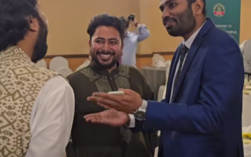 ভারতীয় কূটনীতিকের সঙ্গে খোশ আলাপে এনসিপি নেতারা