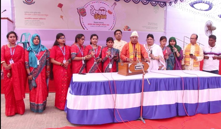 কুষ্টিয়ার কুমারখালীতে বর্ণাঢ্য আয়োজনে নববর্ষ উদযাপন