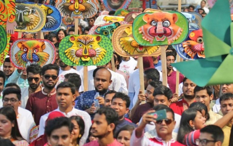 বৈশাখী শোভাযাত্রায় মুখে মুখোশ নিষিদ্ধ