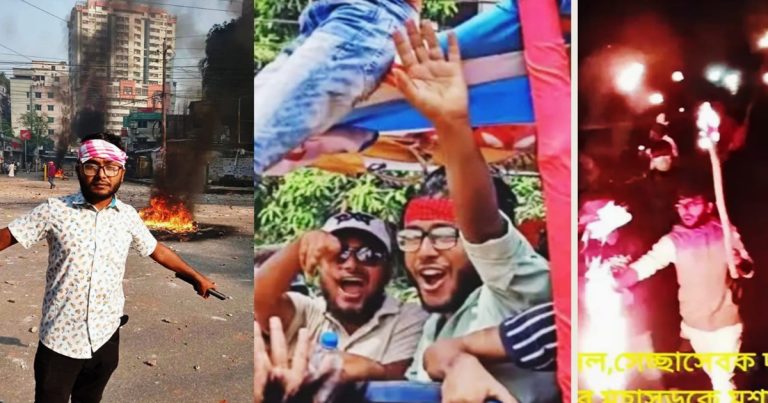 নন্দীগ্রামে আন্দোলনে সক্রিয় ছাত্রদল নেতা আল আমিন