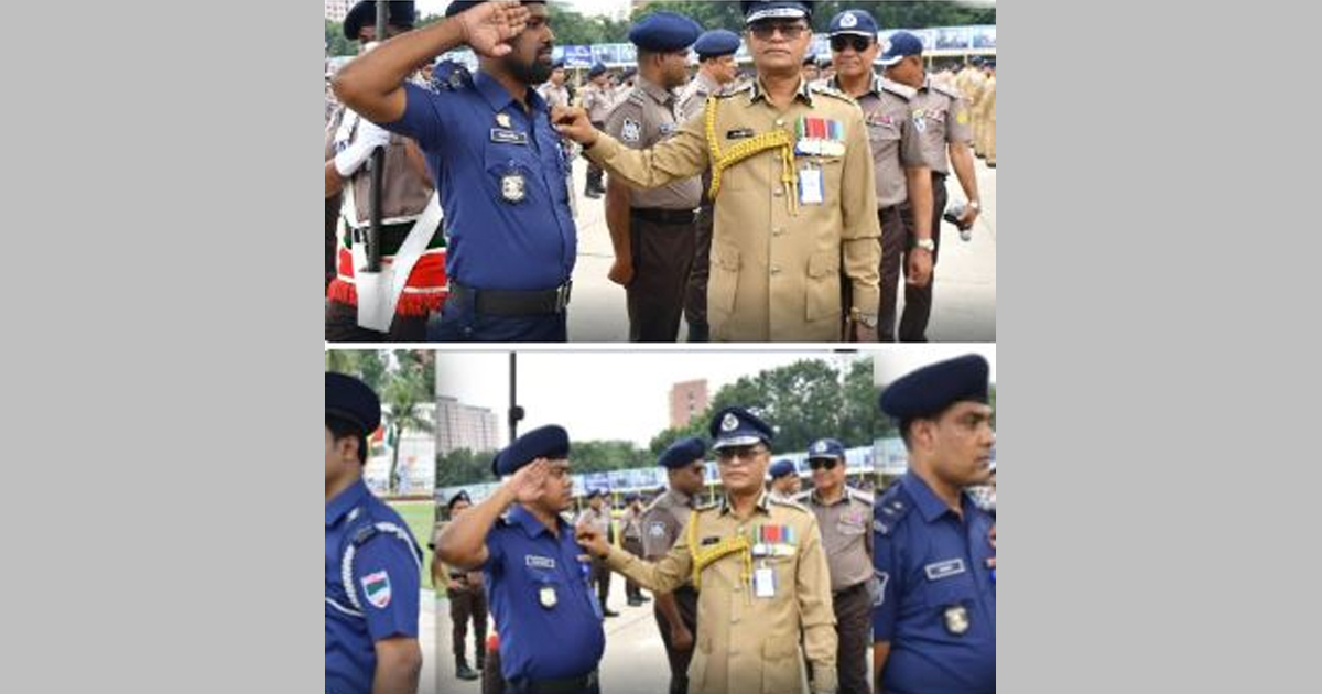 পুলিশ সপ্তাহে যশোরের চার কর্মকর্তার আইজিপি ব্যাজ