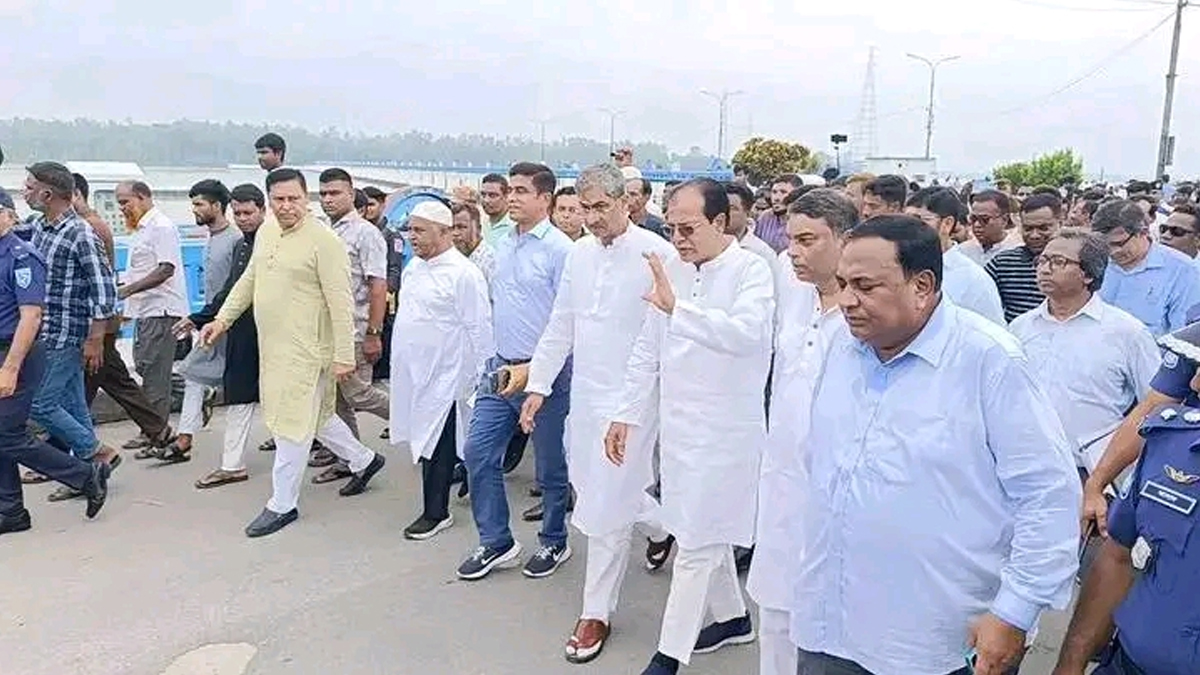 তিস্তা ব্যারাজ পরিদর্শনে তিন মন্ত্রী, মেগা প্রকল্প দ্রুত বাস্তবায়নের আশ্বাস