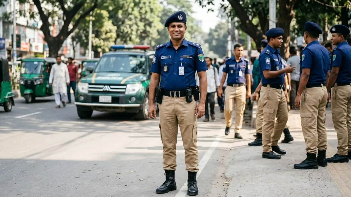 পুলিশের শার্ট হবে গাঢ় নীল ও প্যান্ট খাকি