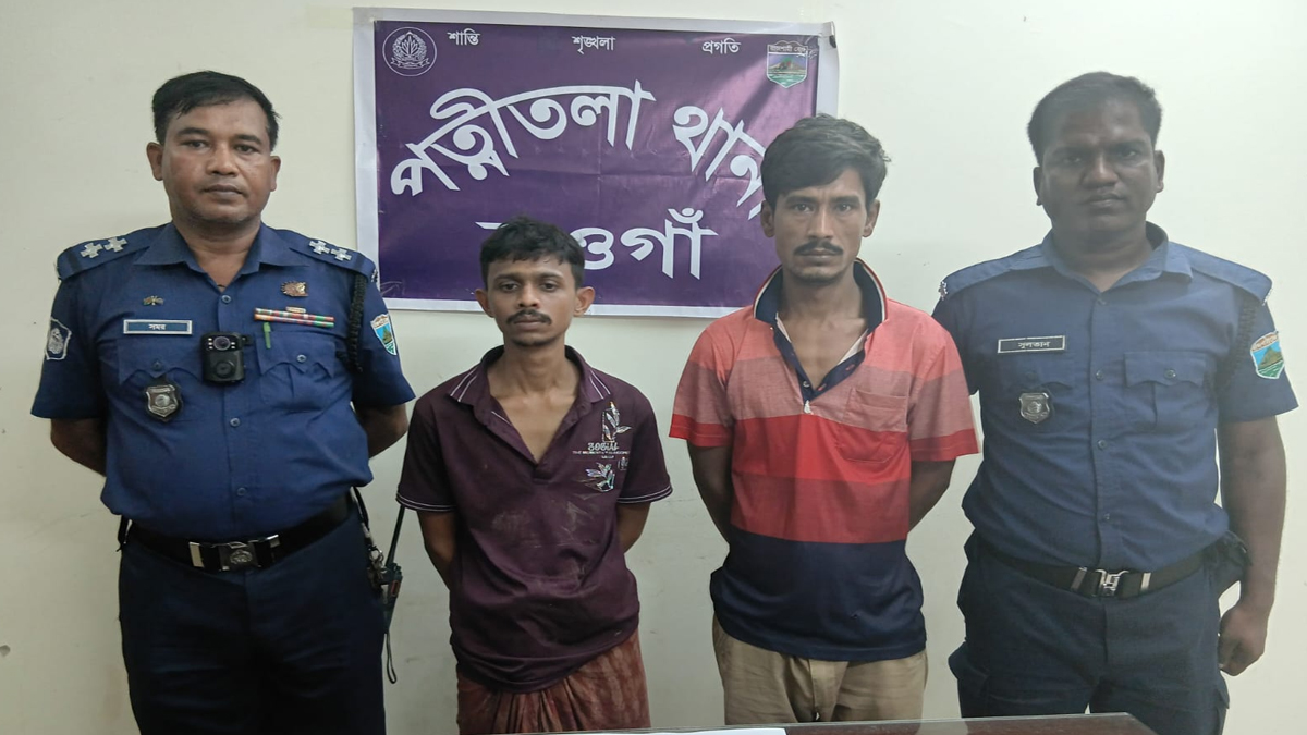 নওগাঁর পত্নীতলায় ১০০ পিস ট্যা.পে.ন্টা.ড.ল ট্যাবলেটসহ দুই মা.দ.ক কারবারি আটক