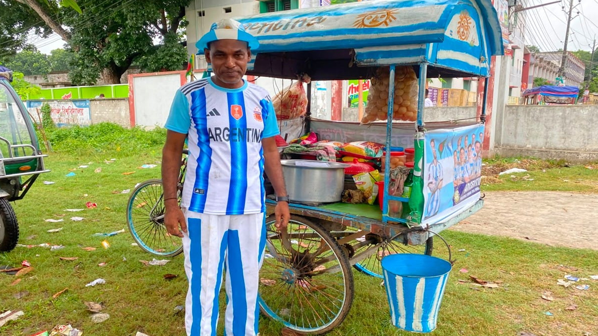 চটপটির দোকান নয়, যেন ছোট্ট এক ‘আর্জেন্টিনা’!