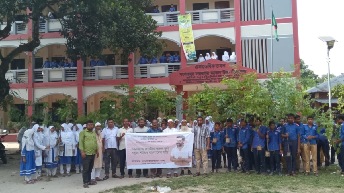 গঙ্গাচড়ায় ব্যতিক্রমী আয়োজনে জাকির আহমদের জন্মদিন পালন