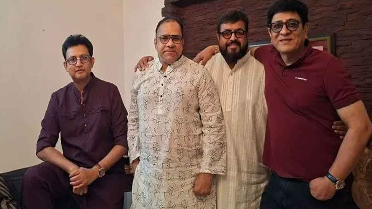 মিশা সওদাগরের বাসায় ওমর সানি, অমিত হাসান ও আমিন খান