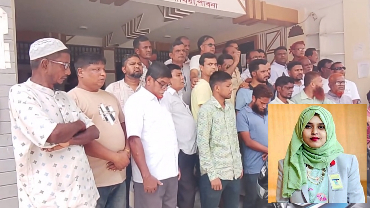 পাবনার সাঁথিয়ায় ফ্যামিলি কার্ড নিয়োগে অনিয়মের অভিযোগ, বিএনপির বিক্ষোভ