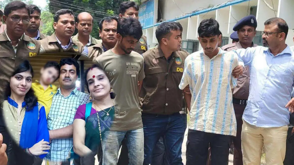 রংপুরে চার হ.ত্যা.র দায় স্বীকার দুই অভিযুক্ত সিদ্ধার্থ দাস ও মুগ্ধ দাসের