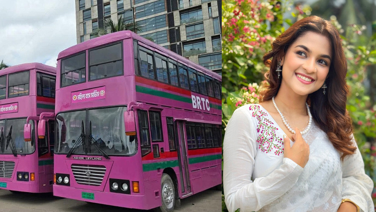 মহিলা বাস সার্ভিস নিয়ে নিজের অবস্থান জানিয়েছেন সাদিয়া আয়মান
